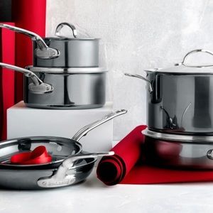 Heston Nanobond Stainless Steel 10 piece cookware